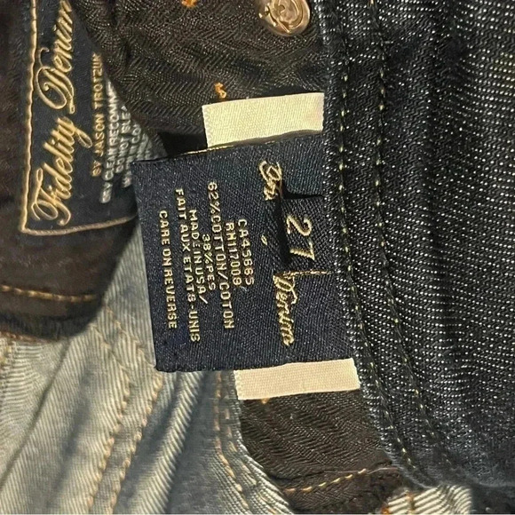 Fidelity Denim, Stevie Cut. Size 27. - Picture 9 of 9